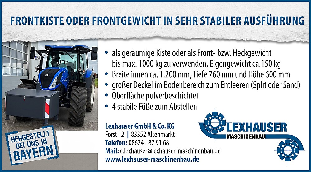 Produkte f&uuml;r Land- und Forstwirtschaft